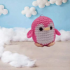 Amigurumi penguin keychain