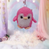 cute crochet penguin keychain