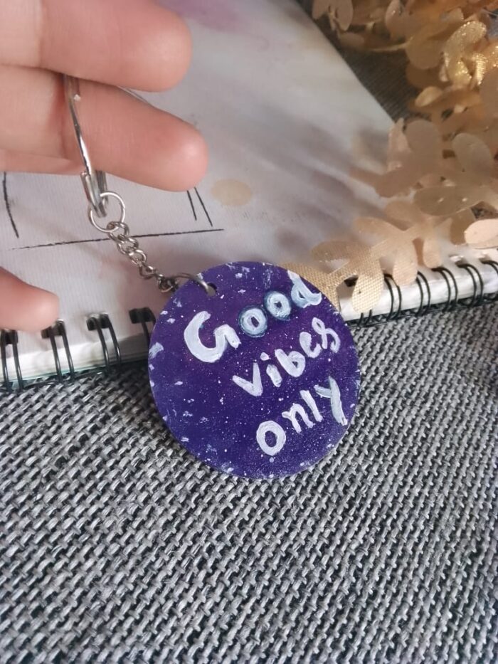 keychain for positive attitude people