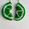 fruit earrings crochet
