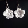 Elegant Crochet Flower Earrings