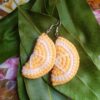 Handmade Lemon Crochet Earrings - cute summer jewelry