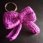 Adorable Crochet Bow Keychains