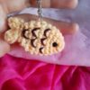 crochet fish keyring