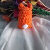Tiny Mouse Crochet Keychain