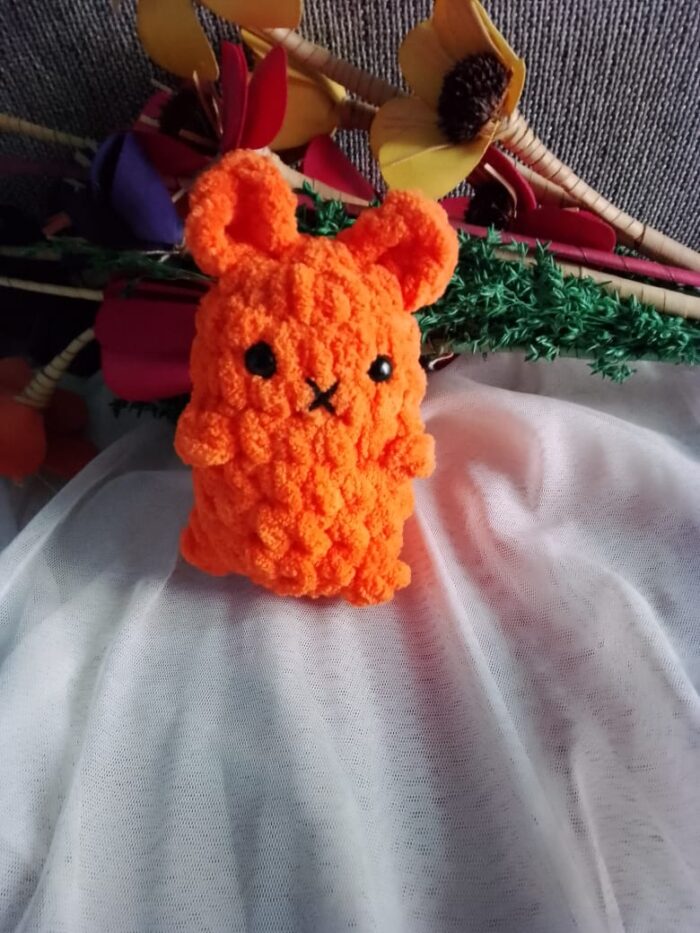 Crochet Mouse Keyring