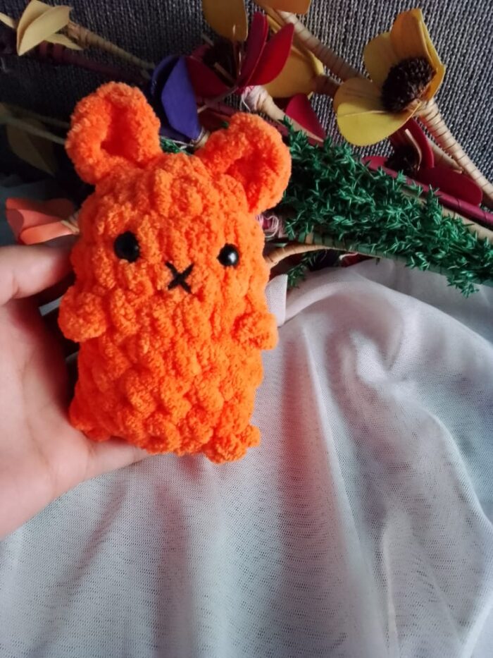 Crochet Mouse Bag Charm