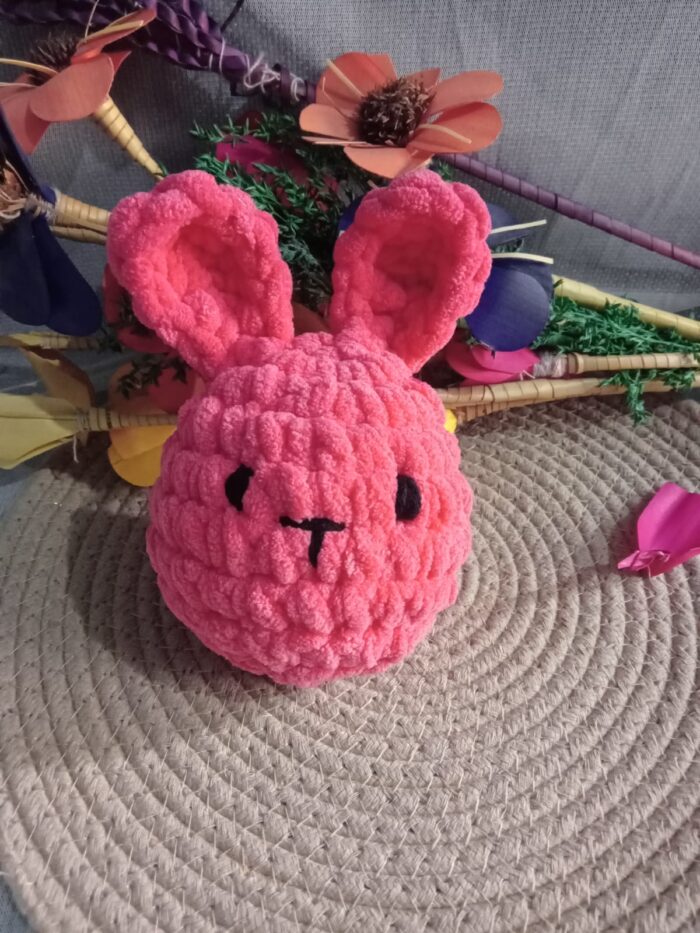 Cute Squeeze Bunny Crochet Toy – Soft & Handmade