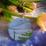 Nature Scene Acrylic Keychain