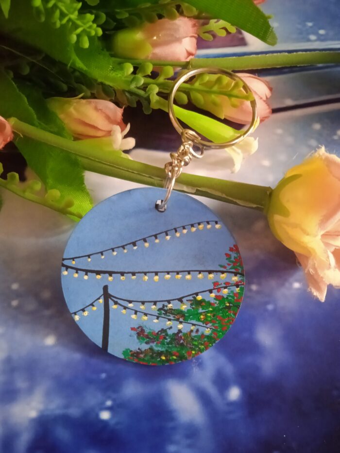 Nature Scene Acrylic Keychain