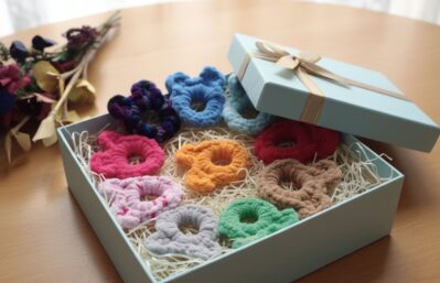 Crochet Rubber Bands for Hair – Handmade Cute and Stretchy Hair Ties