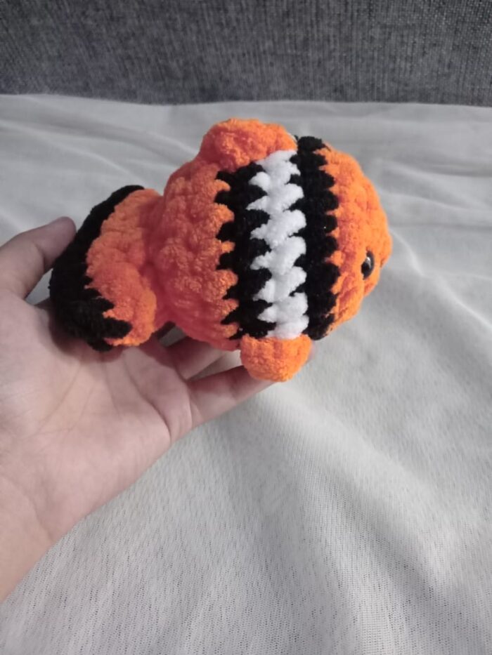 Crochet Clownfish Plushie