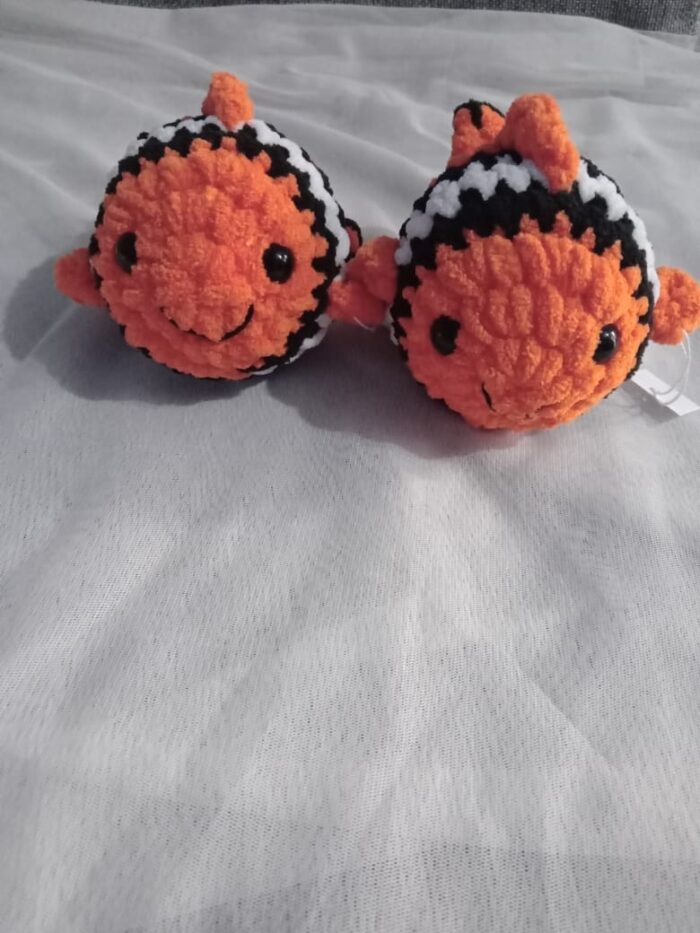 Crochet Nemo Fish Stuffed Toy