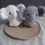 Crochet Elephant Plushie – Cute Handmade Stuffed Animal