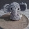 Crochet Elephant Plush – Ideal Nursery or Playroom Decor
