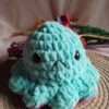 Handmade Reversible Crochet Octopus Plush for Kids