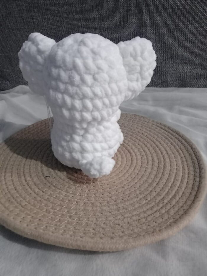 Handmade Amigurumi Elephant – Eco-Friendly Crochet Toy