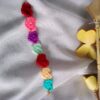 handmade crochet heart bracelet