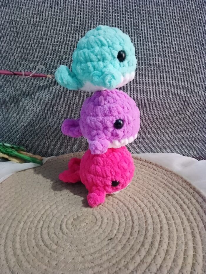 Cute Whale Amigurumi Toy