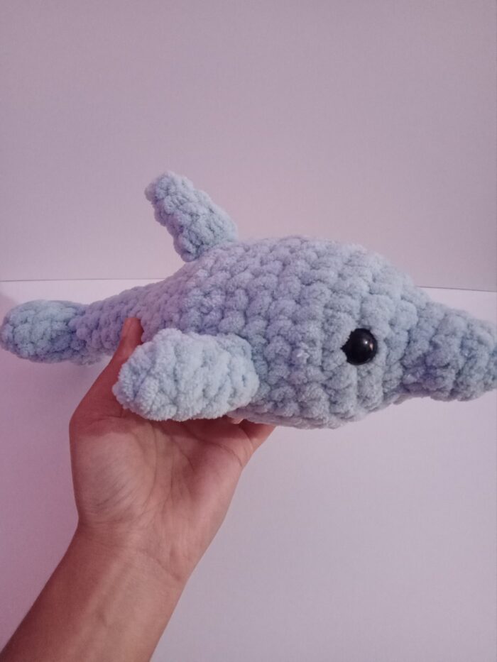 long whale crochet plushie