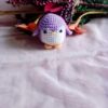 crochet penguin bag charm